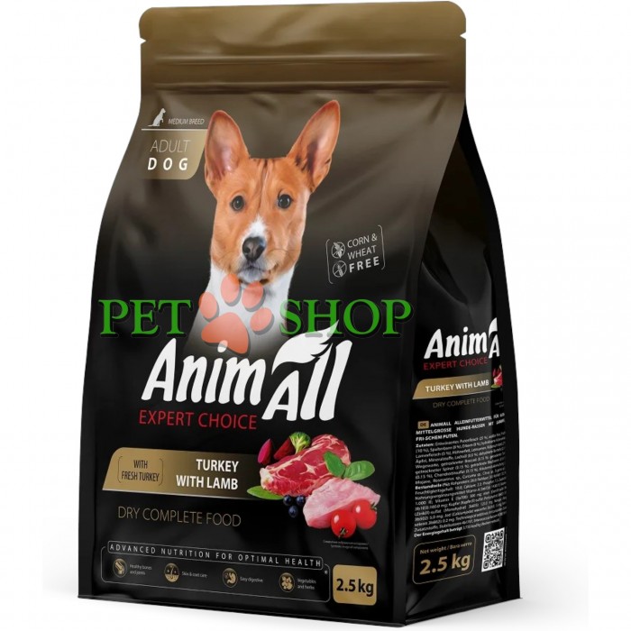 <p><strong>AnimAll Expert Choice Adult Medium Breed Turkey, Lamb -&nbsp;</strong>это сбалансированный полнорационный корм, специально разработанный для взрослых собак средних пород.</p>