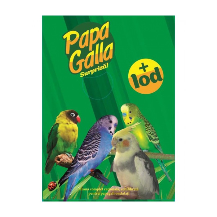 <p><strong>Полнорационный, сбалансированный корм для волнистых и средних попугаев PapaGalla 500 гр</strong></p>