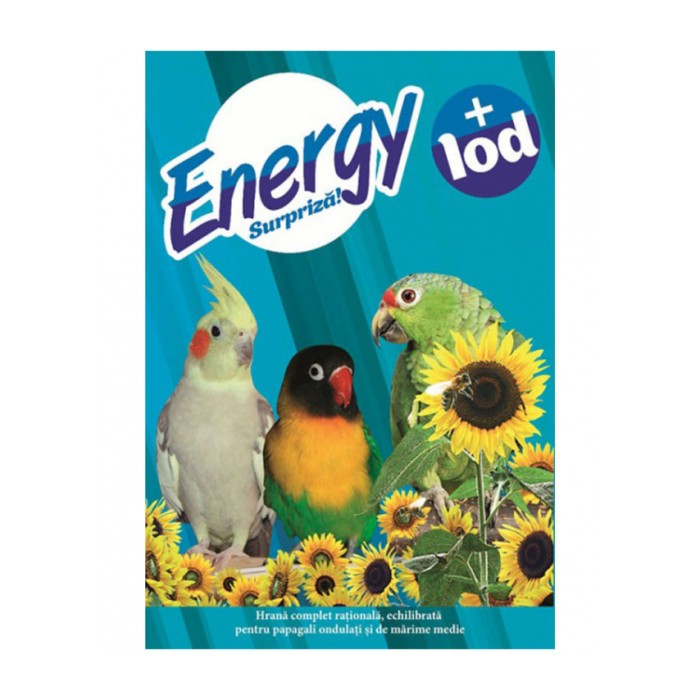 <p><strong>Полнорационный, сбалансированный корм для волнистых и средних попугаев Energy 500 гр</strong></p>