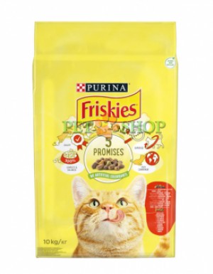 <p><strong>Hrană uscată Friskies pentru pisici adulte carne, pui, ficat 1,5 kg</strong></p>
