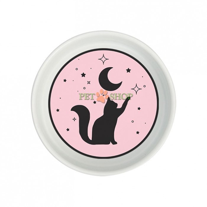 <p><strong>Natura Керамическая миска для корма и еды Moon Cat&nbsp;250 мл, 13&nbsp;см</strong></p>