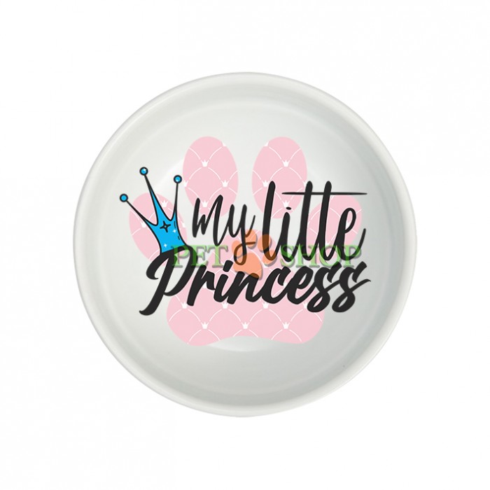 <p><strong>Natura Керамическая миска для корма и еды Princess&nbsp;</strong><strong>250 мл 13&nbsp;см</strong></p>