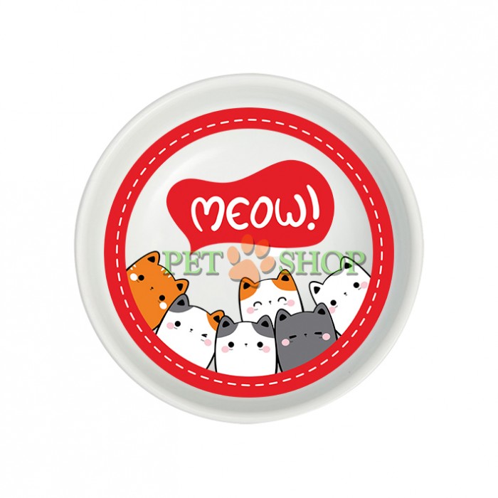 <p><strong>Natura Bol din ceramica pentru hrana si mincare Meow&nbsp;250 ml, 13&nbsp;cm</strong></p>