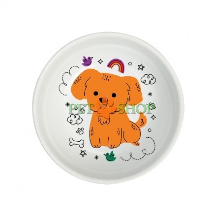 <p><strong>Natura Bol din ceramica pentru hrana si mincare&nbsp;Dog Rainbow 400 ml 15 cm</strong></p>