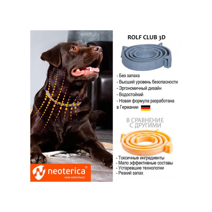 <p><strong>Rolf Club 3D Zgarda &Icirc;mpotriva căpușelor și puricilor pentru rase mari</strong><strong>, Zgarda 75&nbsp;cm</strong></p>