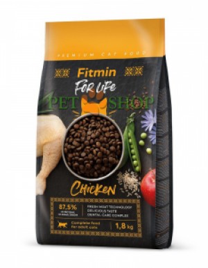 <p><strong>Fitmin For Life Adult Chicken - Hrana completa pentru pisici adulte cu carne proaspata de pasare.</strong></p>
