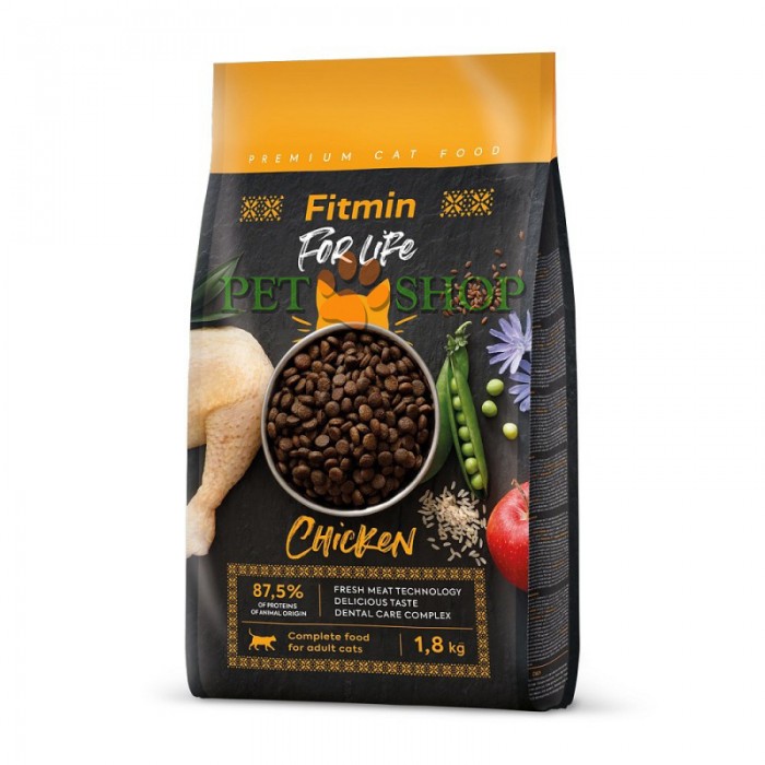 <p><strong>Fitmin For Life Adult Chicken&nbsp;-&nbsp;Hrana completa pentru pisici adulte cu carne proaspata de pasare.</strong></p>