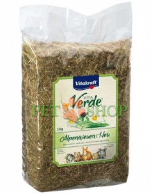 <p><strong>Vitakraft Vita Verde&reg; Alpenwiesen-Heu</strong> &mdash; натуральное ароматное сено альпийских лугов для ежедневного кормления грызунов. Сено богато клетчаткой, способствует правильному пищеварению и естественному стачиванию зубов.</p>

<p>&nbsp;</p>