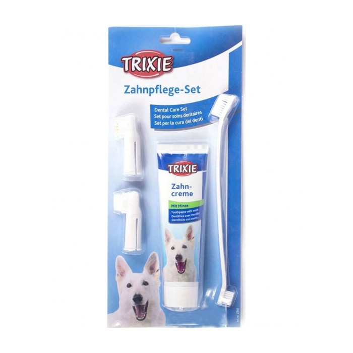 <p><strong>TrixieТХ-2561 Набор для гигиены полости рта собак</strong></p>