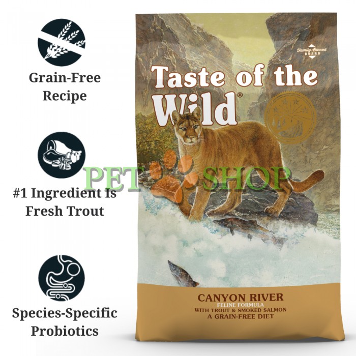 <p><strong>Полнорационная беззерновая формула с форелью и копченым лососем для кошек всех возрастов.&nbsp;Страна-производитель-США.</strong></p>