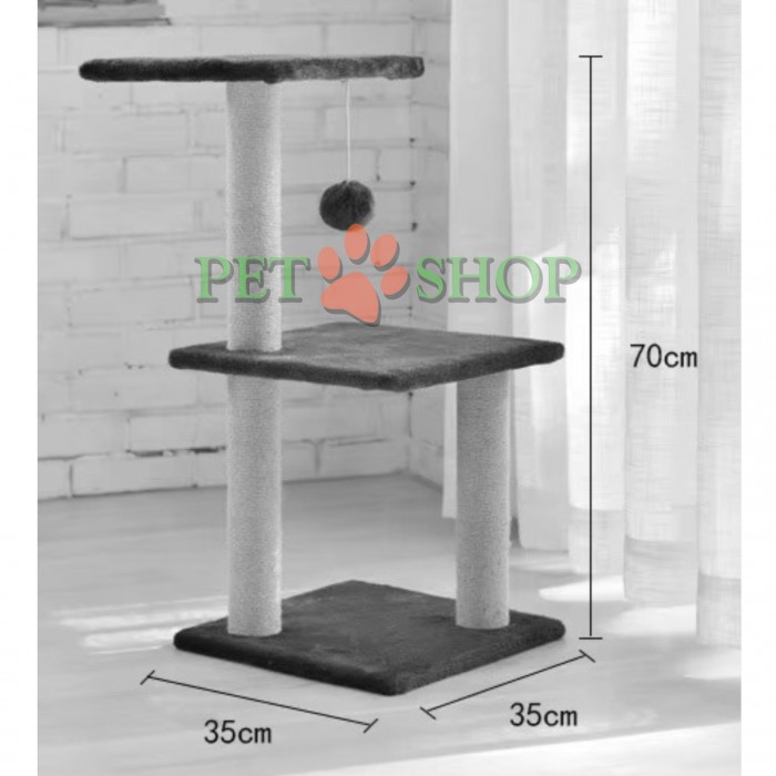 <p>Ansamblu de ascuțit ghearele pentru pisici 4Life AT61, 70 cm. Culoare: Bej.</p>