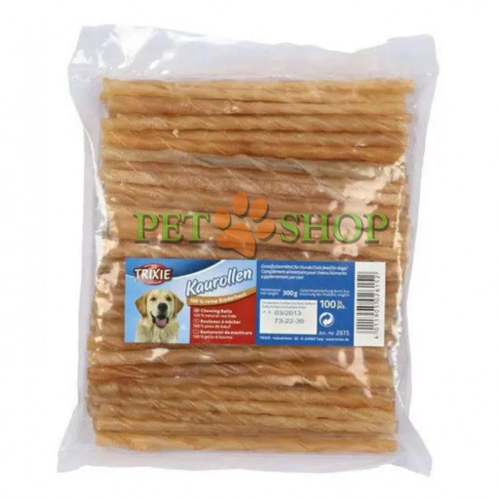 <p><strong>Лакомство&nbsp;Trixie&nbsp;&mdash; отличное угощение для собак. Лакомство не содержит красителей и консервантов, не вредит полости пасти собаки.&nbsp;Изготовлена из высушенной шкуры. Количество:&nbsp;1&nbsp;шт.&nbsp;Размер: 9 &mdash; 10 мм</strong></p>
