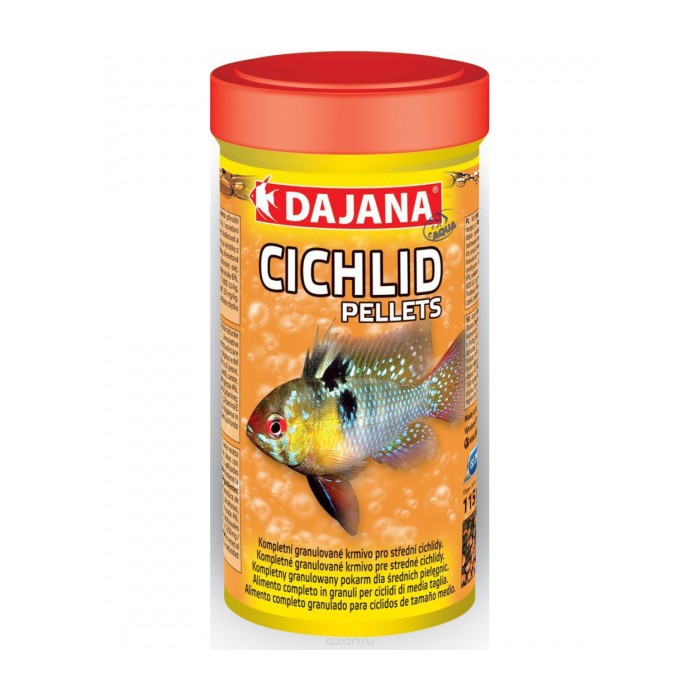 <p><strong>Комплексный гранулированный корм для маленьких и средних рыб семейства цихлид</strong></p>