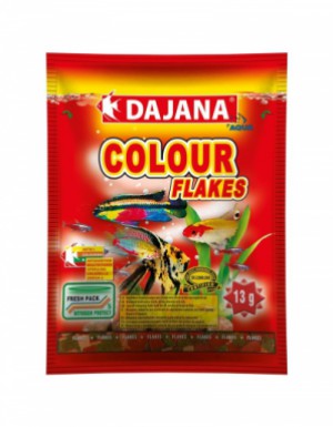 <p><strong>Комплексный корм для аквариумных рыбок Dajana Color Flakes для яркого окраса</strong>.</p>
