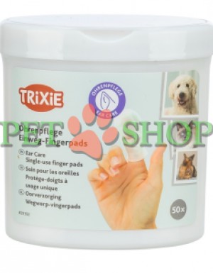 <p><strong>Салфетки для ухода за ушами Trixie 50 шт (TX-29392) для собак, кошек и других мелких животных с питательным очищающим лосьоном (алоэ вера и&nbsp;гамамелис)</strong></p>