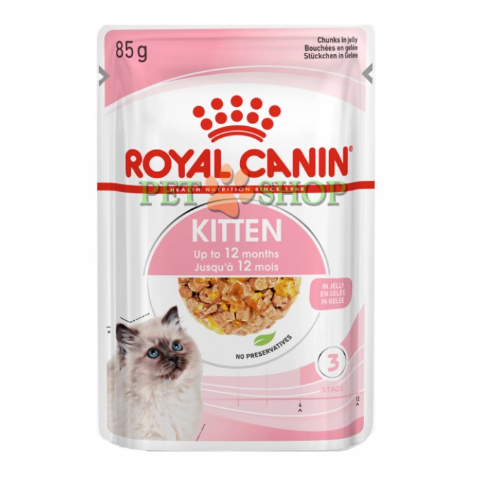 <p><strong>Royal Canin Kitten Instinctive jelly — Влажный корм для котят от 4 до 12 месяцев (в желе)</strong></p>