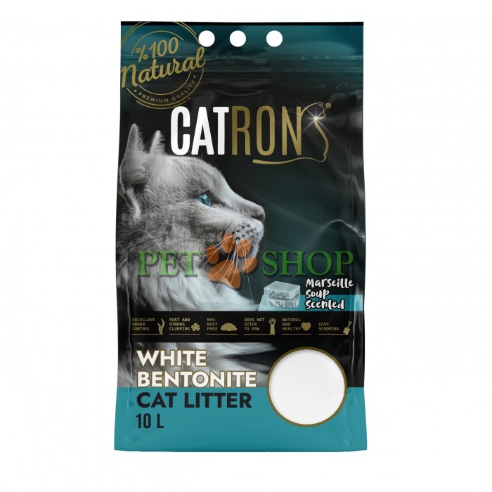 <p><strong>Высококачественный комковый наполнитель для кошачьего туалета из белого бентонита с ароматом марсельского мыла.</strong></p>

<p><strong>100 % натуральный и безвредный, 99 % без пыли, 0 % запахов,&nbsp;Ультравпитывающий,&nbsp;Мгновенное отверждение, Ультра премиальное качество,&nbsp;Экономное потребление</strong></p>