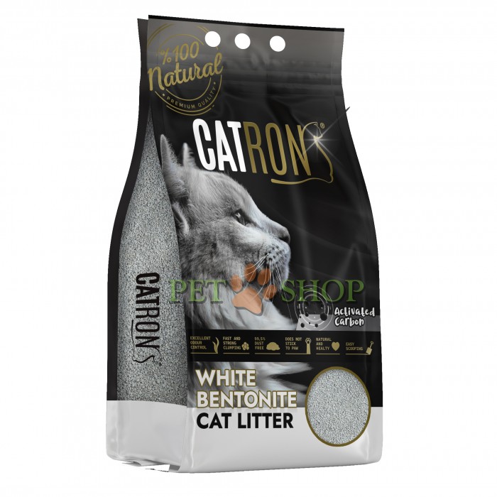 <p><strong>Высококачественный комковый наполнитель для кошачьего туалета из белого бентонита с добавлением&nbsp;активированного&nbsp;угля.</strong></p>

<p><strong>100 % натуральный и безвредный, 99 % без пыли, 0 % запахов,&nbsp;Ультравпитывающий,&nbsp;Мгновенное отверждение, Ультра премиальное качество,&nbsp;Экономное потребление</strong></p>
