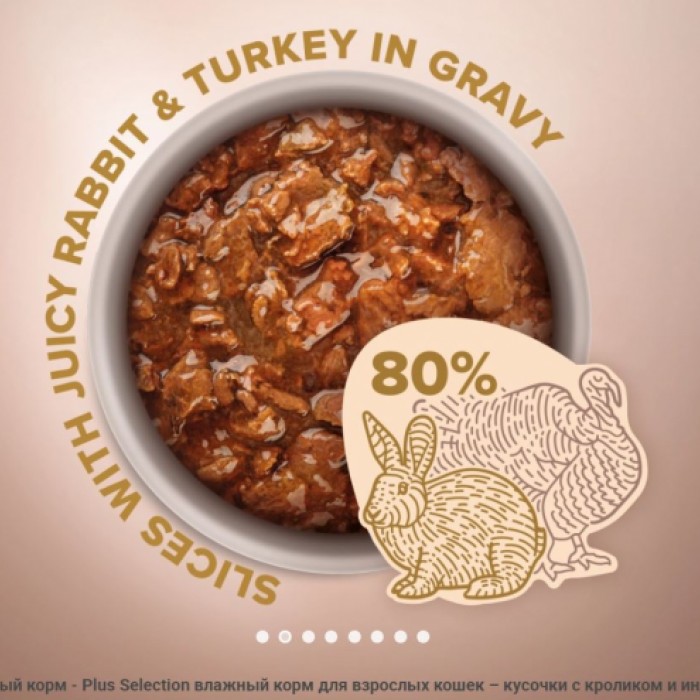 <p><strong>Club 4 paws Slices Bucăți de carne de iepure și curcan &icirc;n sos 80 gr</strong></p>