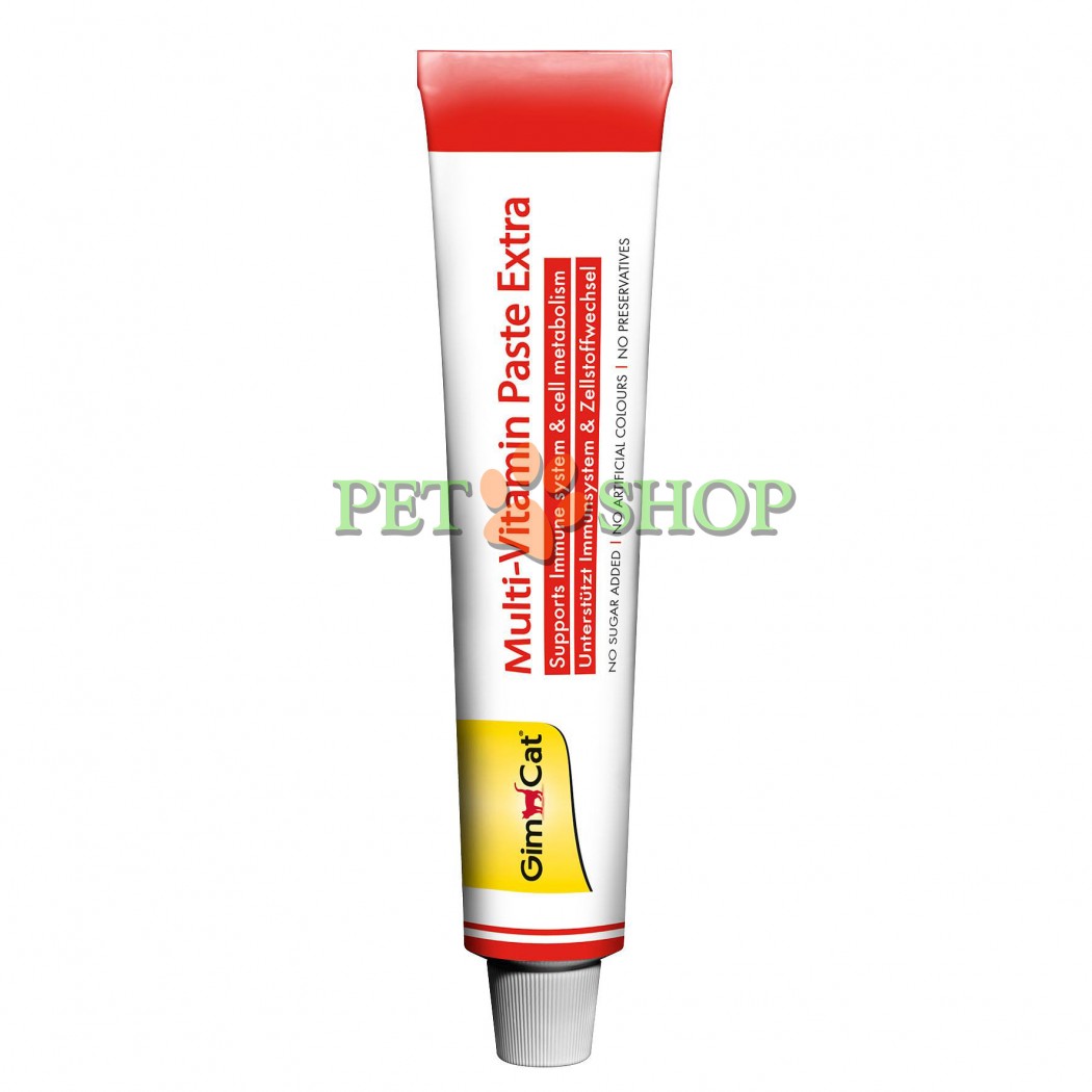 <p><strong>GimCat Multi-Vitamin Paste Extra Мультивитаминная паста экстра для кошек, 100 гр.</strong></p>