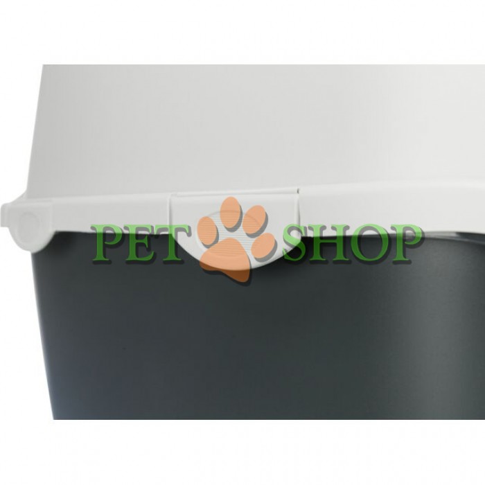 <p><strong>Trixie Кошачий туалет закрытого типа Vico. Двойной бортик для защиты от высыпания наполнитель за пределы лотка. Составные части туалета скреплены пластиковыми зажимами. Сверху маленькая ручка. Размеры: 56 &times; 40 &times; 40 см, Темно-серый/светло-серый.</strong></p>