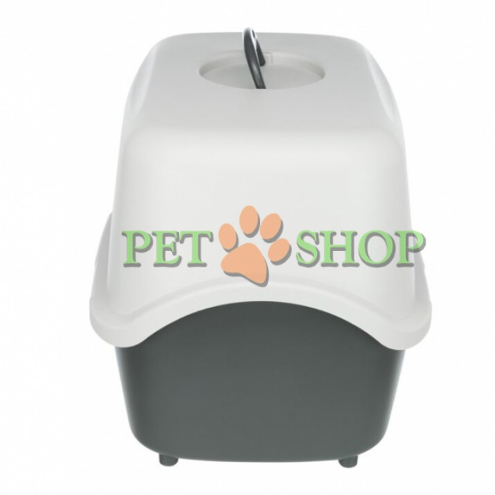 <p><strong>Trixie Кошачий туалет закрытого типа Vico. Двойной бортик для защиты от высыпания наполнитель за пределы лотка. Составные части туалета скреплены пластиковыми зажимами. Сверху маленькая ручка. Размеры: 56 &times; 40 &times; 40 см, Темно-серый/светло-серый.</strong></p>