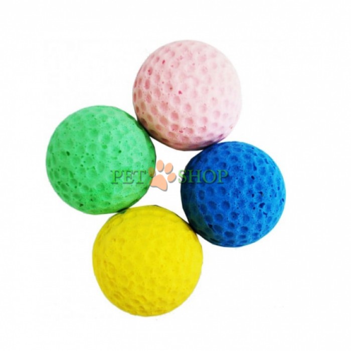 <p><strong>Этот яркий мячик станет любимой игрушкой Вашей кошки. Он легкий, прочный, сделан из нетоксичного материала и не портит зубы.<br />
Цена за 1 шт</strong></p>