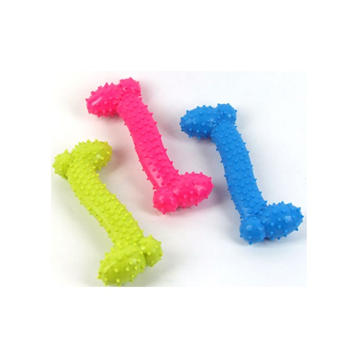 <p><strong>"Bone" Jucarie din cauciuc 10,5 cm,&nbsp;culori diferite</strong><br />
&nbsp;</p>