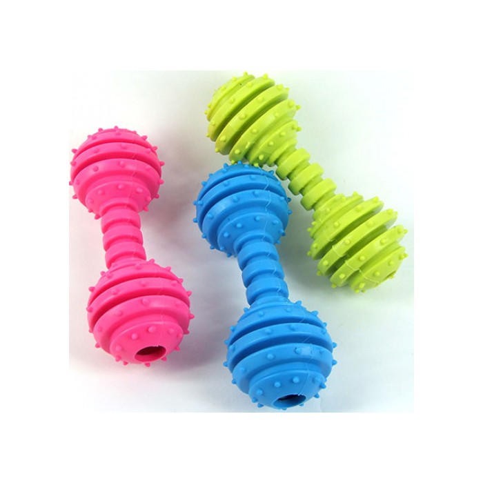 <p><strong>"Штанга" Игрушка резиновая&nbsp;12,5 см, разные цвета</strong></p>