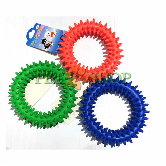 <p><strong>Игрушка резиновая бублик, Диаметр -9 см №1</strong></p>