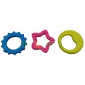 Игрушка резиновая "Бублик", "Звезда", "Кольцо"
