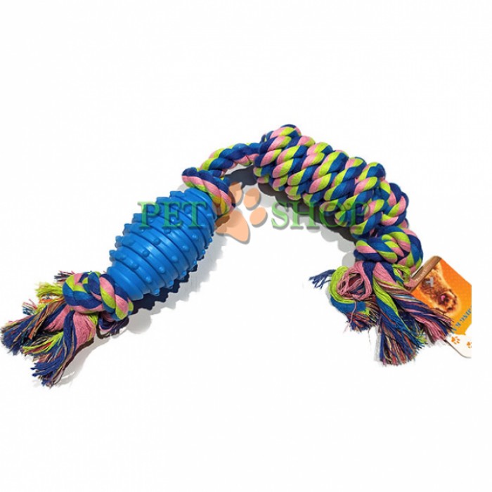 <p><strong>Jucărie de fr&acirc;nghie cu o singură minge, lungime - 50 cm</strong></p>