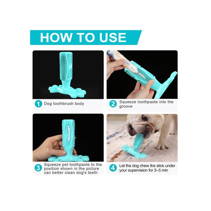 <p><strong>С помощью этой щётки можно попасть в труднодоступные места полости рта собаки. Для животного это будет не только полезный, но и развлекательный процесс.</strong></p>