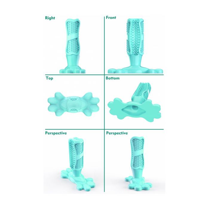 <p><strong>С помощью этой щётки можно попасть в труднодоступные места полости рта собаки. Для животного это будет не только полезный, но и развлекательный процесс.</strong></p>