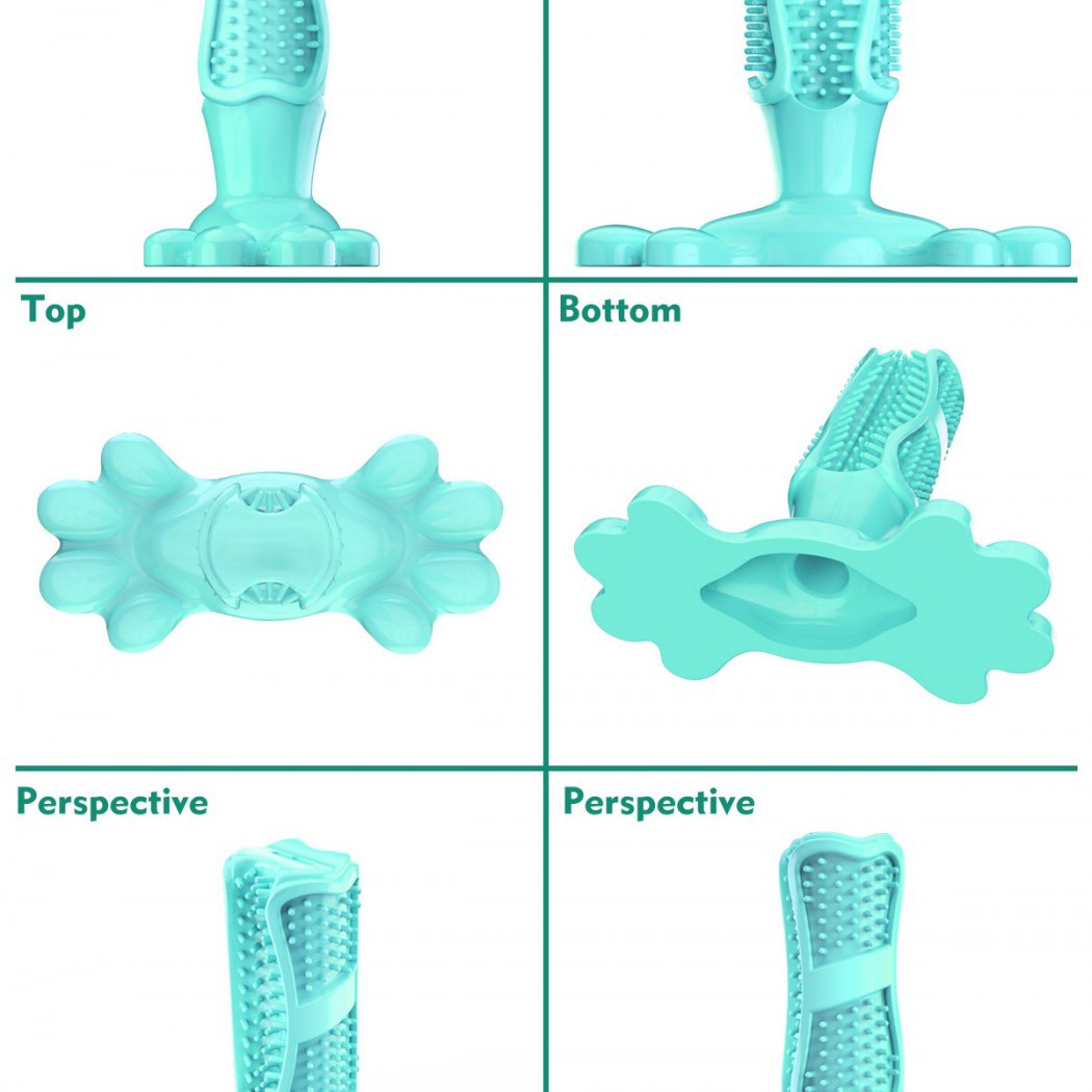 <p><strong>С помощью этой щётки можно попасть в труднодоступные места полости рта собаки. Для животного это будет не только полезный, но и развлекательный процесс.</strong></p>
