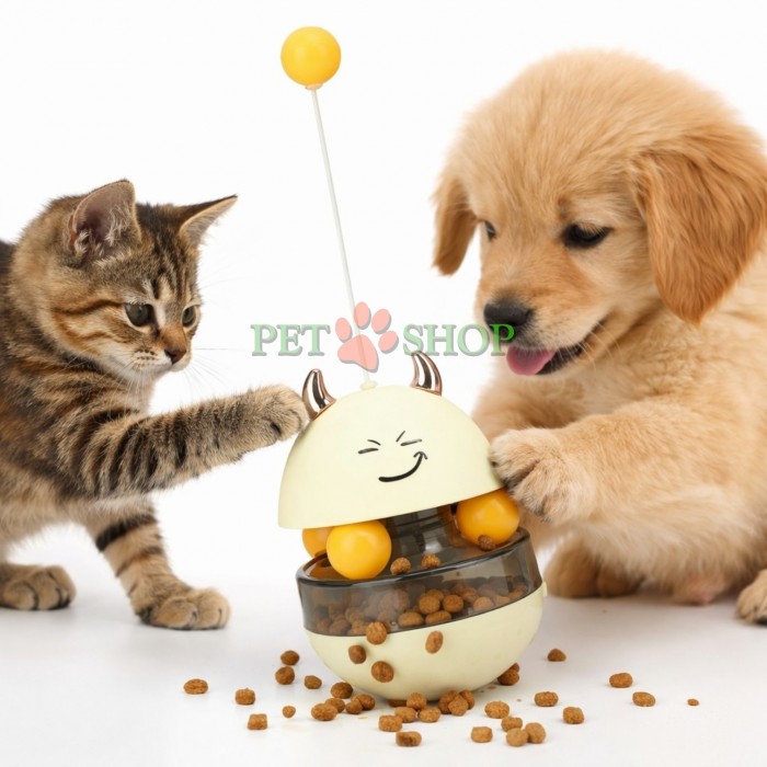 <p><strong>* Jucărie interactivă 3 &icirc;n 1</strong></p>

<p><strong>* Jucărie inteligentă</strong></p>

<p><strong>* Dozator de hrană</strong></p>

<p><strong>* Rotire automată</strong></p>