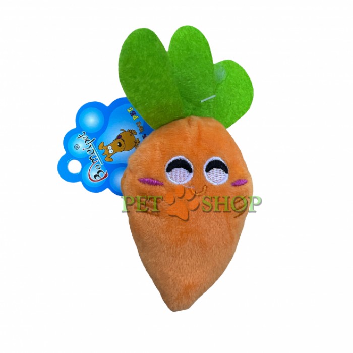 <p><strong>Jucărie c&acirc;rpă cu sc&acirc;rț&acirc;it &bdquo;Morcov&rdquo;, 16*7&nbsp;cm</strong></p>