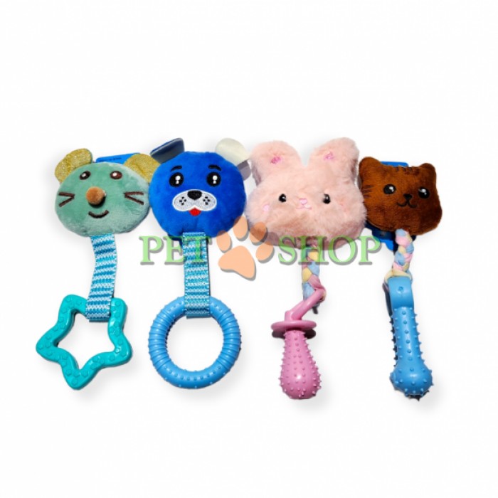 <p><strong>Мягкая игрушка, плюшевая + резина, с пищалкой, разные цвета, 23*10 см</strong></p>