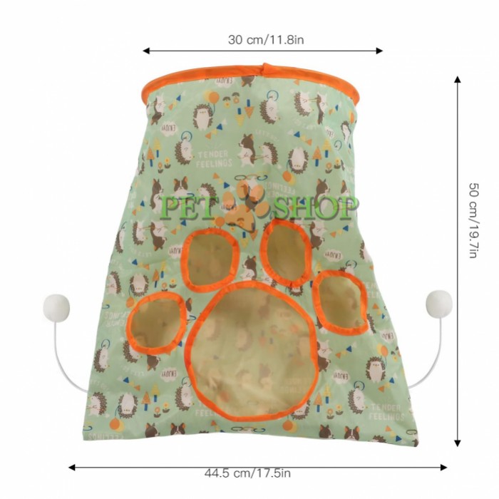 <p><strong>Шуршащий&nbsp;бумажный&nbsp;мешок&nbsp;для&nbsp;кошек</strong></p>