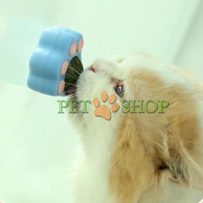 <p><strong>Jucarie cu suport autoadeziv pentru atasarea pe suprafete netede plastic/catnip.&nbsp;Diametru: 5 cm</strong></p>