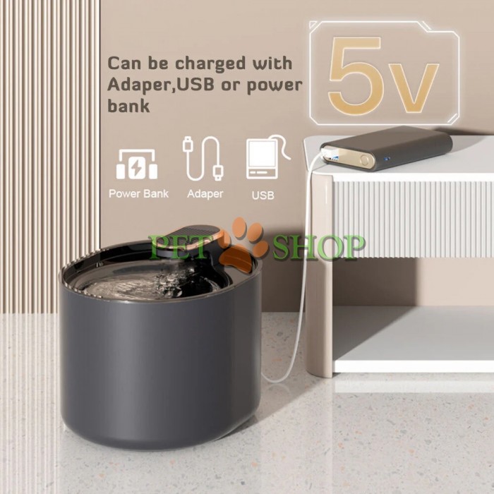 <p><strong>Автоматический Поильник для домашних животных, 3 литра, с USB. Доступен в белом или тёмно синем цвете.</strong></p>