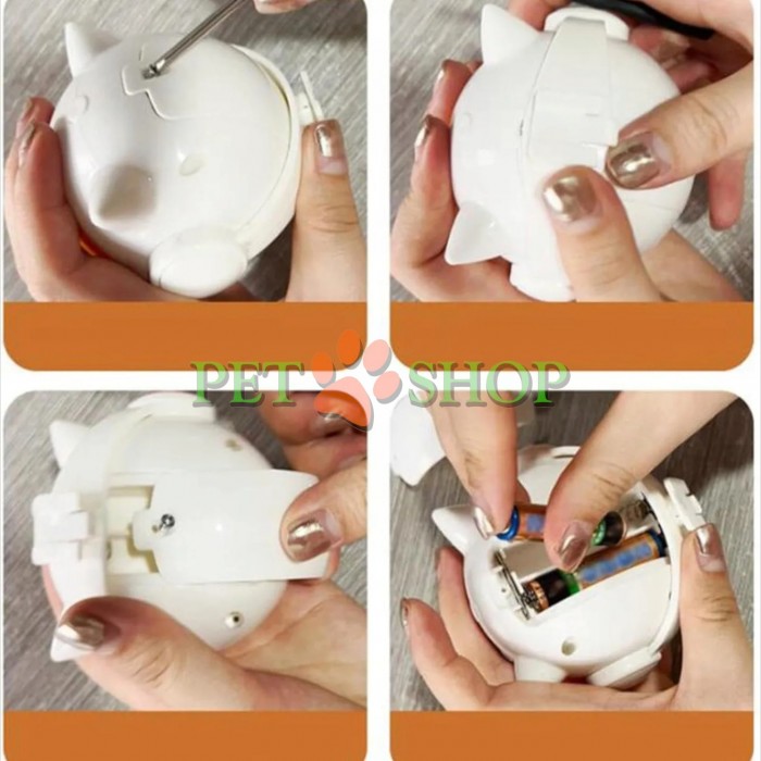 <p>Интерактивная игрушка-дразнилка в виде котика с пушистым мячиком на регулируемой веревке для кошек. Игрушка способствует поддержанию физической активности любимца и удовлетворяет охотничьи инстинкты питомца.&nbsp;<strong>Батарейки в комплект не входят.</strong></p>