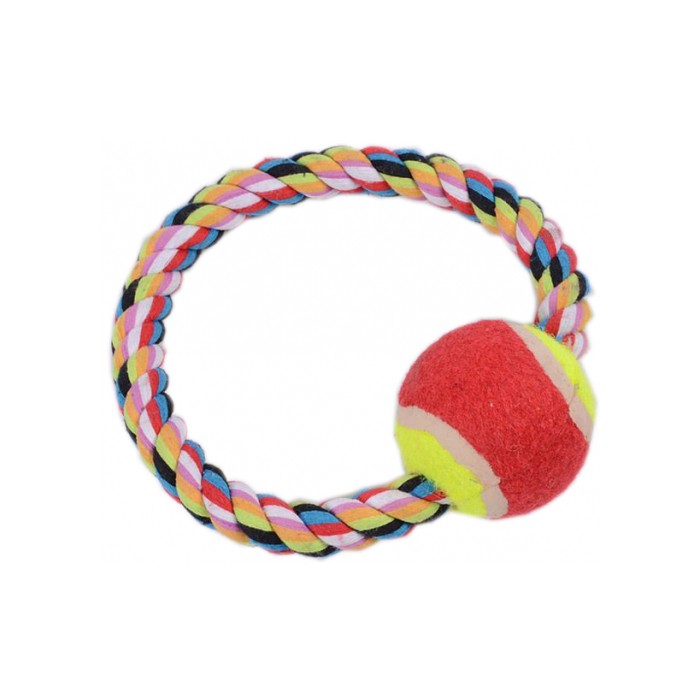 <p><strong>Jucărie de fr&acirc;nghie&nbsp;cu mingea</strong></p>