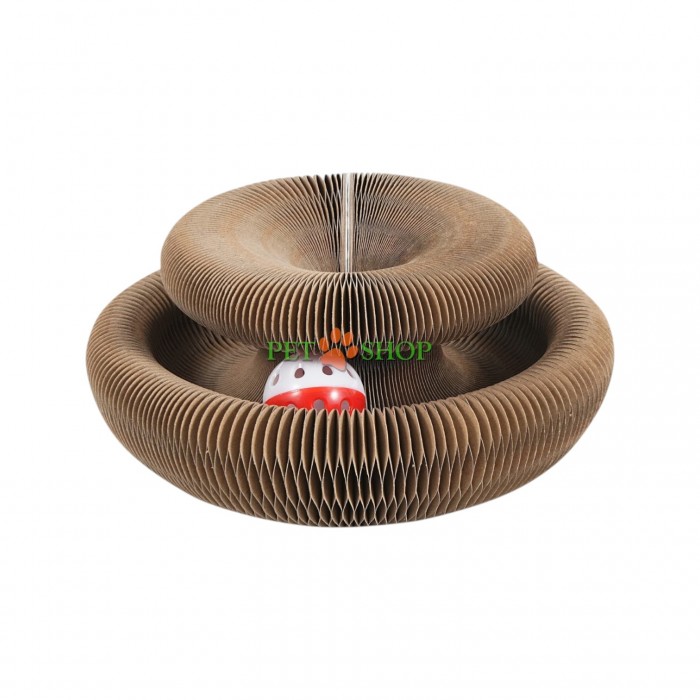 <p><strong>Zg&acirc;rietoare din carton "Transformer"</strong>&nbsp;este un produs universal care &icirc;mbină funcțiile de culcuș, zg&acirc;rietor și labirint de joacă pentru pisici.</p>