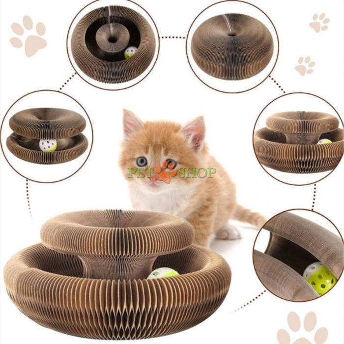 <p><strong>Zg&acirc;rietoare din carton "Transformer"</strong>&nbsp;este un produs universal care &icirc;mbină funcțiile de culcuș, zg&acirc;rietor și labirint de joacă pentru pisici.</p>