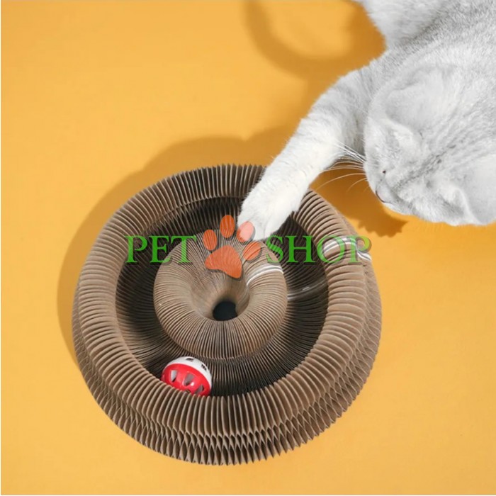 <p><strong>Zg&acirc;rietoare din carton "Transformer"</strong>&nbsp;este un produs universal care &icirc;mbină funcțiile de culcuș, zg&acirc;rietor și labirint de joacă pentru pisici.</p>