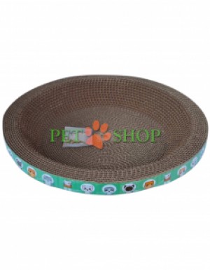 <p><strong>Картонная когтеточка лежак-тарелка</strong> &mdash; это удобное и функциональное решение для ухода за когтями и отдыха вашей кошки. Благодаря округлой форме изделие служит не только когтеточкой, но и уютным местом для сна.</p>