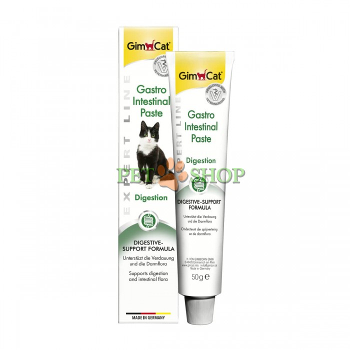<p><strong>Паста GimCat Gastro Intestinal&nbsp;для защиты пищеварительной системы содержит комплекс высококачественных активных ингредиентов, предотвращает и уменьшает связанные с рационом расстройства, оказывает естественную поддержку пищеварительной системы.</strong></p>