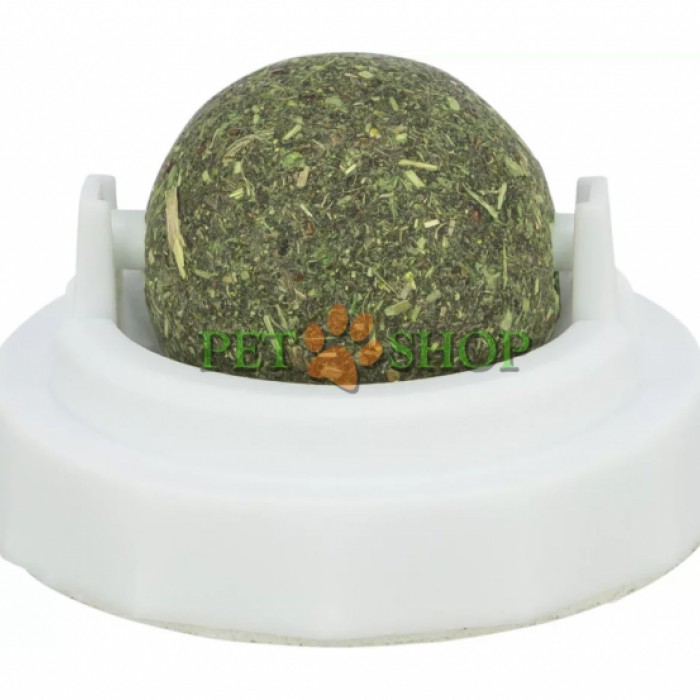 <p><strong>Jucarie cu suport autoadeziv pentru atasarea pe suprafete netede plastic/catnip</strong></p>