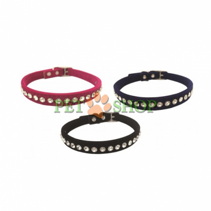 <p><strong>Велюровый декоративный ошейник, разные цвета</strong></p>